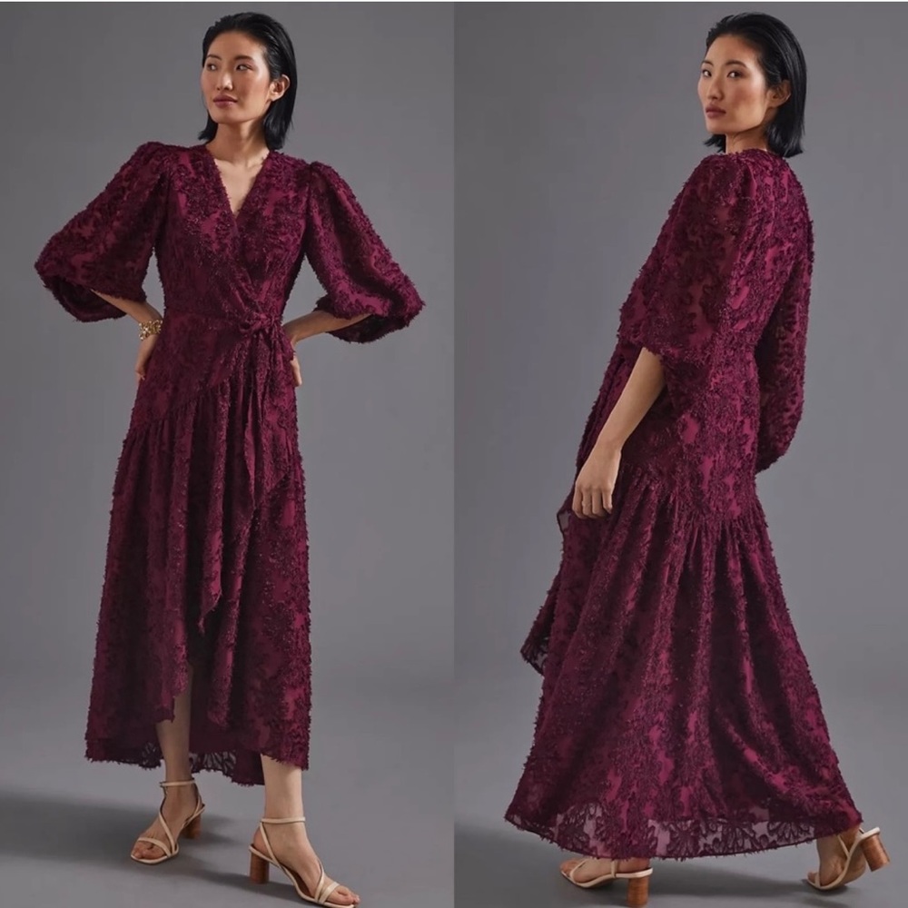 NWOT Anthropologie Hutch Rosa Floral Wrap
Maxi Dress